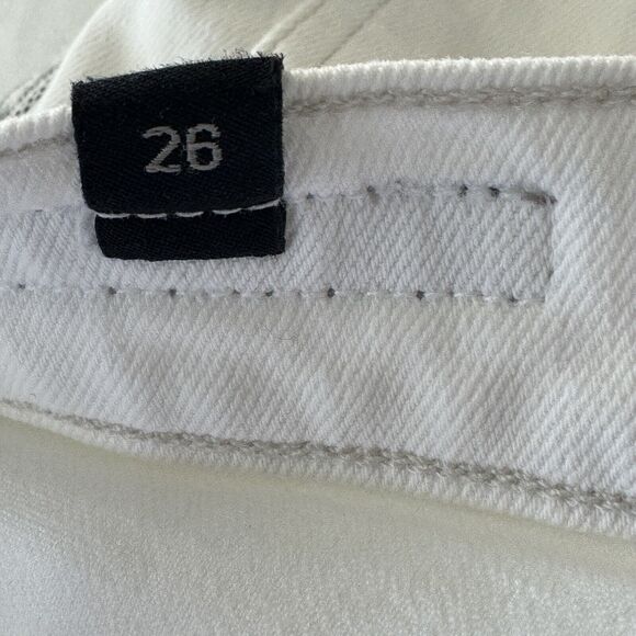 Citizens Of Humanity SZ 26 Harlow Ankle Slim Jeans Hi-Rise Stretch Floral Trim - Picture 9 of 13